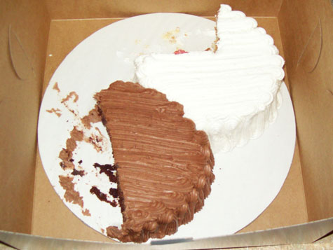 We took home a lot of cake after our tasting at Sweet Tooth.
