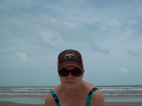 Kim was at the beach, too - and I'm really glad about that. (photo by Corina Moeller)