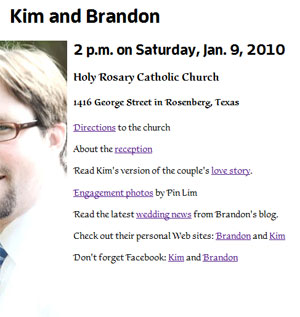 Firefox 3.5.5 (PC): This is how Typekit displays our wedding Web site on the browser of my choice.
